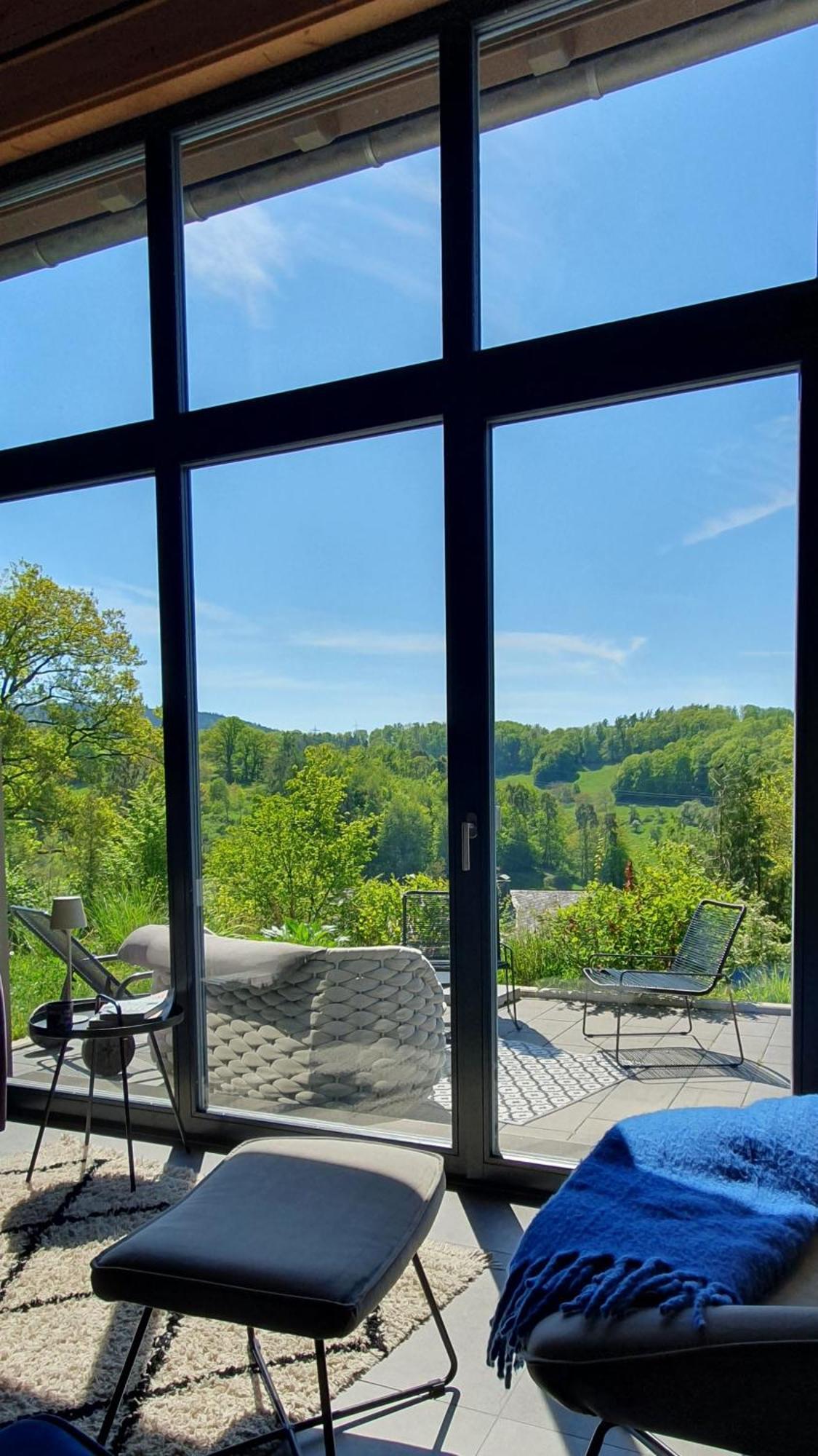 Odenwald-Lodge mit Infrarotsauna im Naturpark Odenwald - Haus rechts Reichelsheim Exterior foto