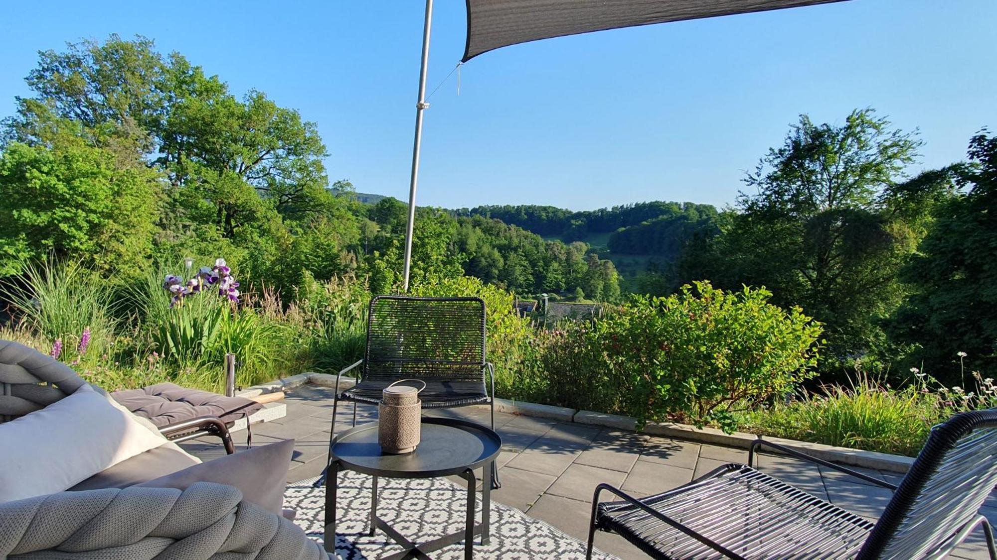 Odenwald-Lodge mit Infrarotsauna im Naturpark Odenwald - Haus rechts Reichelsheim Exterior foto